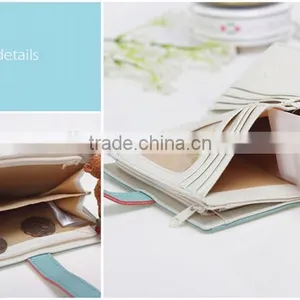 Cute Short Women Wallet With Zipper Pocket thumbnail-3