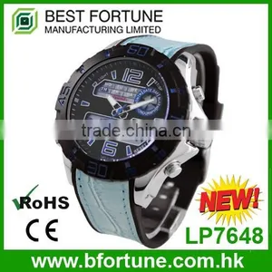 LP7648 Lowest Price 2 Time Zone Waterproof Stainless Steel Fashion Watch thumbnail-6
