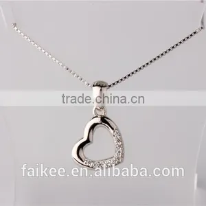 Hot Sale 925 Silver Delicacy Charms With Zircon, Fashion Crystal Pendant thumbnail-4