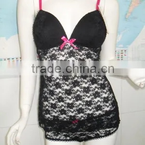 Sexy Lace Babydoll W/ G-string thumbnail-1