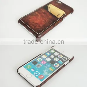 Fading Leather With Card Slots Cell Phone/Mobile Phone Case/Cover for IPhone 6/6s for Lady/Female thumbnail-4