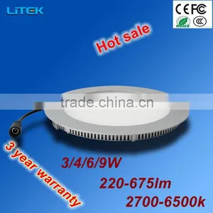Best Price High Brightness 9W Square Or Round Led Panel Light New Arrival thumbnail-1