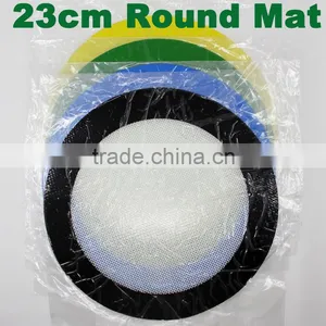 23 Diameter Silicone Bho Oil Mats Fda Slick Dab Jar Pads Silicone Rubber Pad for Dab Wax Concentrate Mats Silicon thumbnail-5