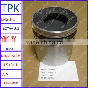3925878 3802601 6CT 260HP ENGINE PISTON KIT thumbnail-1
