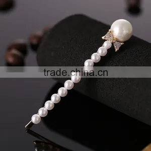 European and American High-end Boutique Fashion Zircon Elegant Pearl Hairpin Hair Accessories Hair Jewelry Party Decoration thumbnail-6