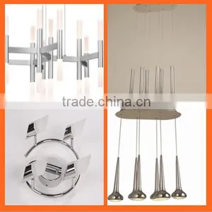 High Quality Led Simple Sandy Black Decoration Aluminum+Acrylic Chandelier Light Model RT1072-3 thumbnail-4