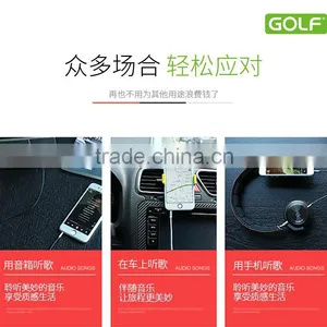 Golf Brand Cheaper 3.5mm Male To Male Extension Cable Aux Cable For Car/ Headphone/PM4/PM3 TPE 1M Connector Cable TB-0378 thumbnail-4