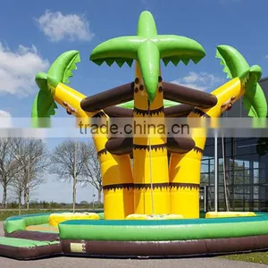 New Design Inflatable Climbing Wall,inflatable Climb Tower Palm Tree Climbing for Fun thumbnail-2
