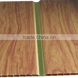 10'' Width New Style Trinidad Pvc Ceiling Panel & Wall Panel With Sivler Strip,middle Groove G130 thumbnail-6