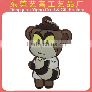 China Factory Custom Anime Keychain/plastic 3d Cartoon Key Chain thumbnail-1