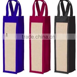 Wholesale Single Bottle Jute Wine Bag thumbnail-1
