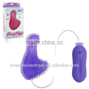 Furry Finger Vibe Sex Toy, Sex Stimulant Adult Toys thumbnail-1
