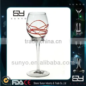 High-end Crystal Red Wine Glass Crystal /Wholesale Glassware thumbnail-1