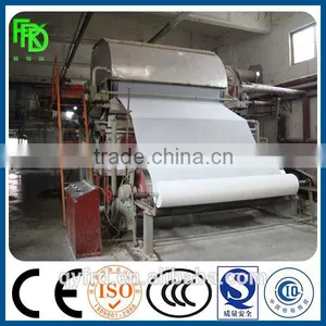 Tissue Paper in Toilet Tissue for Waste Recycle Paper Making Machine thumbnail-3