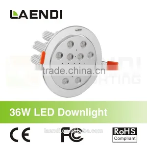 Anti-glare Cool White 6000-7000K 28W Gimbal Led Downlight 28W for Hotel Supermarket, Hall Lighting thumbnail-1