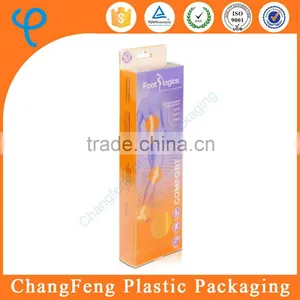 Customized Wholesale PP Plastic Rectangular Packaging Box for Insole thumbnail-1
