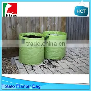 40L Green Potato Grow Bag Planter With Pockets,Round Garden Planter Bags thumbnail-3