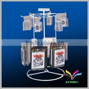 New Modern Metal Material Table Top Rotating Display Stand thumbnail-2