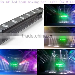 Promotion Lighting 6pcs*10w CW Led Mini Moving Head Beam Disco Light thumbnail-1