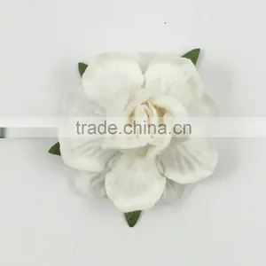 White, Large Handmade Mulberry Paper Flower, Wedding Party, Scrap-booking Crafts thumbnail-1