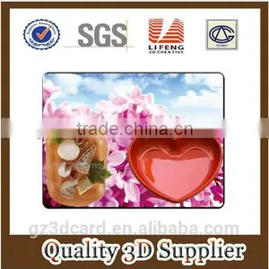 2015 Factory Supply Creative Lenticular PP/PET 3D Table Mat With Four Color Printing thumbnail-5