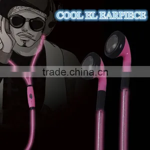 2014 Newest Shining El Wire Earphone ,take Action to Enjoy the Music Rhythm! thumbnail-1