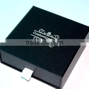 Luxury Custom Embossed Gift Box With Silver Foil Hot Stamping Logo thumbnail-5