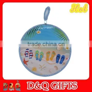 Flip-Flops Design Souvenir Ceramic Trivet thumbnail-1