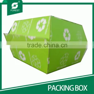 HAMBURG BOX MADE BY 1MM PRINTED CORRUGATED CARDBOARD thumbnail-2