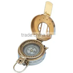 Nautical Solid Brass Engineering Lensatic Compass 13429 thumbnail-2