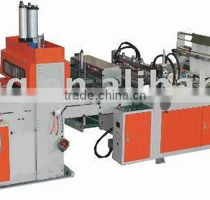 Single Servo Motor Driven Full Automatic High Speed T-Shirt Bag Making Machine thumbnail-1