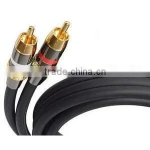 Purple Color 3R-3R Audio Video Cable RCA Cable,High End RCA Cables With Metal Shell thumbnail-1