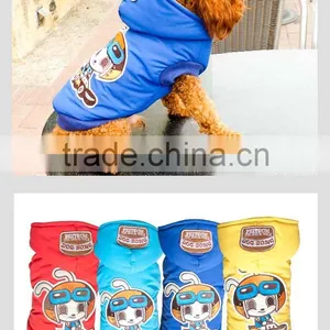 Factory Wholesale Winter Pet Dog Clothes Cotton Warm Pattern Coat thumbnail-1