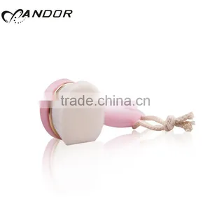 New Pink Portable Synthetic Hair Pulm Blossom Facial Cleaning Brush thumbnail-2