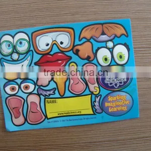 ECO-friendly Non-toxic Hot Selling Custom Design Pvc Paper Sticker/kids Home Decoration Paper Sticker thumbnail-1
