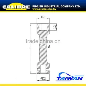 CALIBRE 1" Dr. Hexagon Torque Extra Deep Impact Socket thumbnail-2