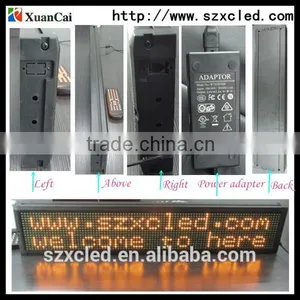 Fashionable,Cool,P7.62,16*96 Led Two-line, Scrolling Sign/billboard/display thumbnail-3
