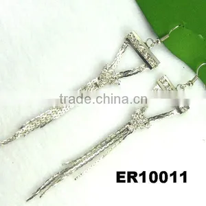 Fashion Ladies Crystal Airplane Stud Earrings Wholesale thumbnail-3