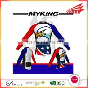 Top Quality With Full Print Long Sleeve Cycling Jersey Manufacture thumbnail-1