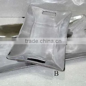 Aluminium Mirror Polish Fruit Trays/ Dish. thumbnail-1