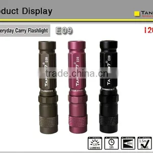 Waterproof Mini Led Flashlight TANK007 E09,I1865 250 Lumen Led Torch thumbnail-1