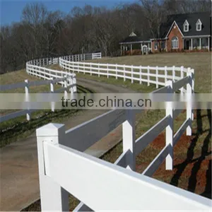 Plastic Vinyl Horse Fence PVC Fencing for Sale thumbnail-3