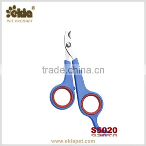 Stainless Steel Pet Cat Dog Nail Scissors With Unique PP Handle Design thumbnail-1