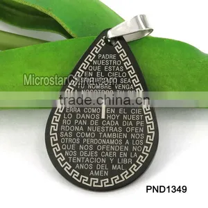 2015 New Jewelry Wholesale Western Cheap Stainless Steel Cross Pendant thumbnail-3