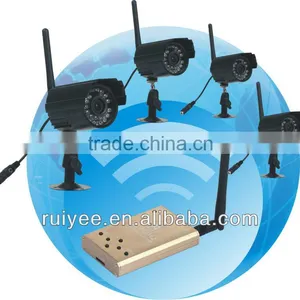 RY-001 2.4G Digital Wireless Video 4CH Camera USB Receiver DVR Home Security CCTV System thumbnail-1