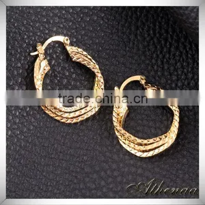 2016 Promotional Hot Sale Beautiful Rose Gold Earring Designs For Girls thumbnail-1