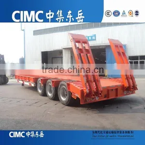 CIMC 3 Axle 60tons Lowboy Low Bed Semi Trailer Supplier's Choice thumbnail-5