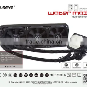 WATER MAX 80DTG Yeti Computer Liquid Cooler Cooling Block PWM Connect 8025 Case Fan thumbnail-2