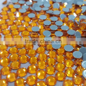 Low Defect Super Shining Dmc Topaz Color Ss20 Hot Fix Stone thumbnail-2