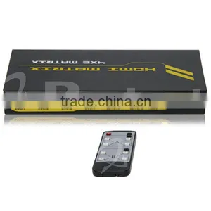 Hdmi Matrix Switch 4x2 With Optical or Analog Audio Out PET0402A thumbnail-1